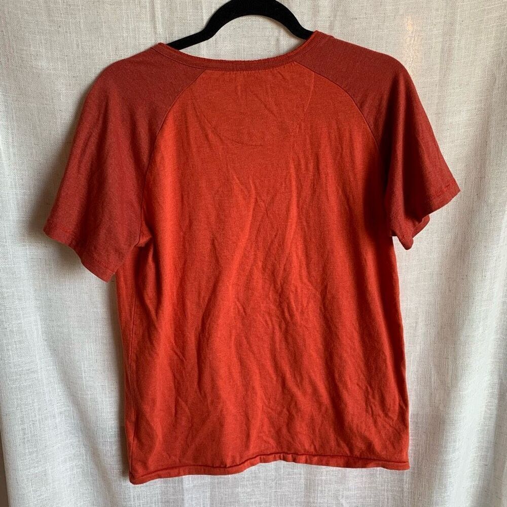 Lucky Brand Youth Boys Size XL Orange Button Down Short Sleeve T-Shirt - Picture 2 of 10